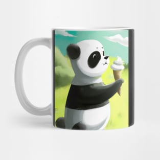 Panda with Ice Cream Mug